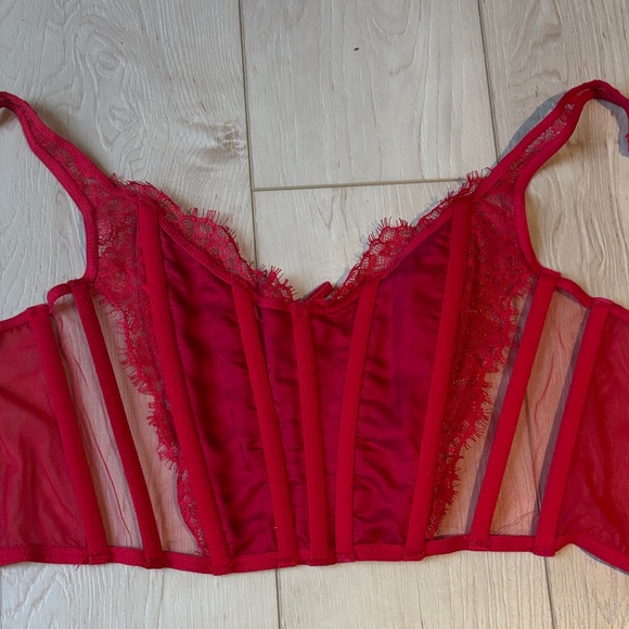 La SENZA Dream Angels Vibrant Red Corset - Picture 4 of 5